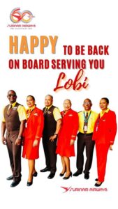 Surinam Airways flight attendants poster