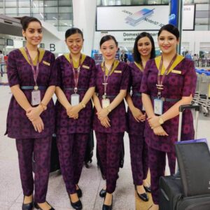 Vistara flight attendants airport