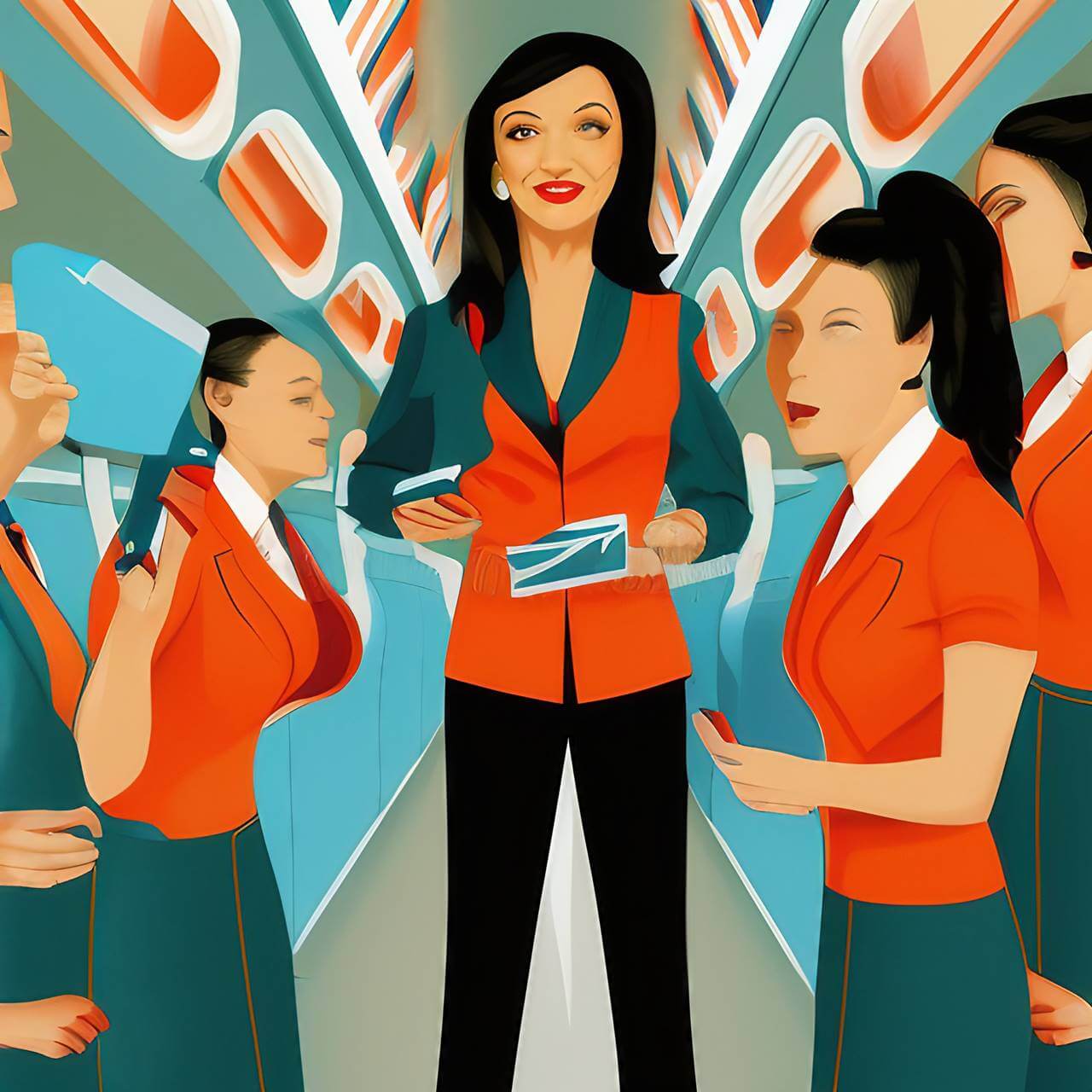 how to pass flight attendant training