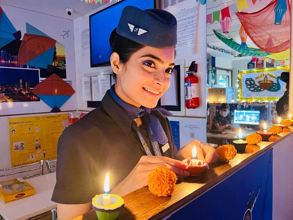 Indigo flight attendant event