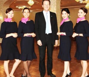 Qazaq Air flight attendants events