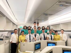Vietnam Airlines flight and cabin crews jclass