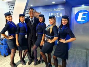 Aerolineas Estelar flight attendants event