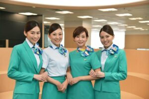 Greater Bay Airlines female flight attendants