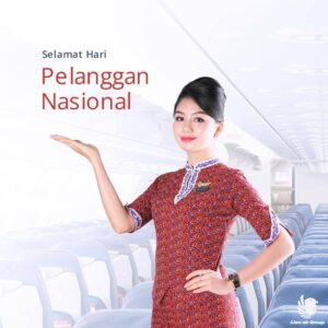 Lion Air female flight attendant poster