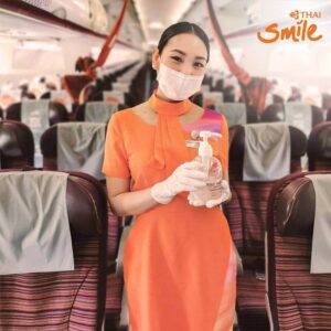 Thai Smile Airways flight attendant cabin