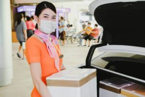 Thai Smile Airways flight attendant cargo