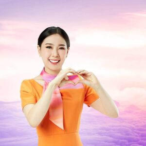Thai Smile Airways flight attendant heart