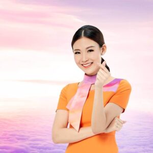 Thai Smile Airways flight attendant smile