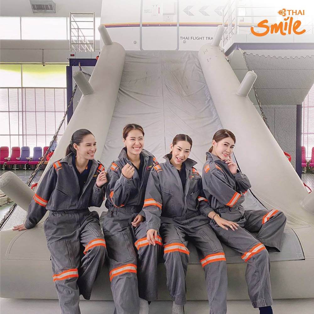 Thai Smile Airways flight attendant training