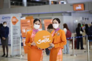 Thai Smile Airways flight attendants airport
