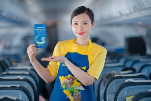 Vietravel Airlines flight attendant service