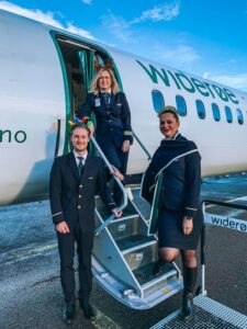 Wideroe flight attendants festive season