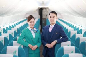 greater bay airlines flight attendants male and female flight attendants