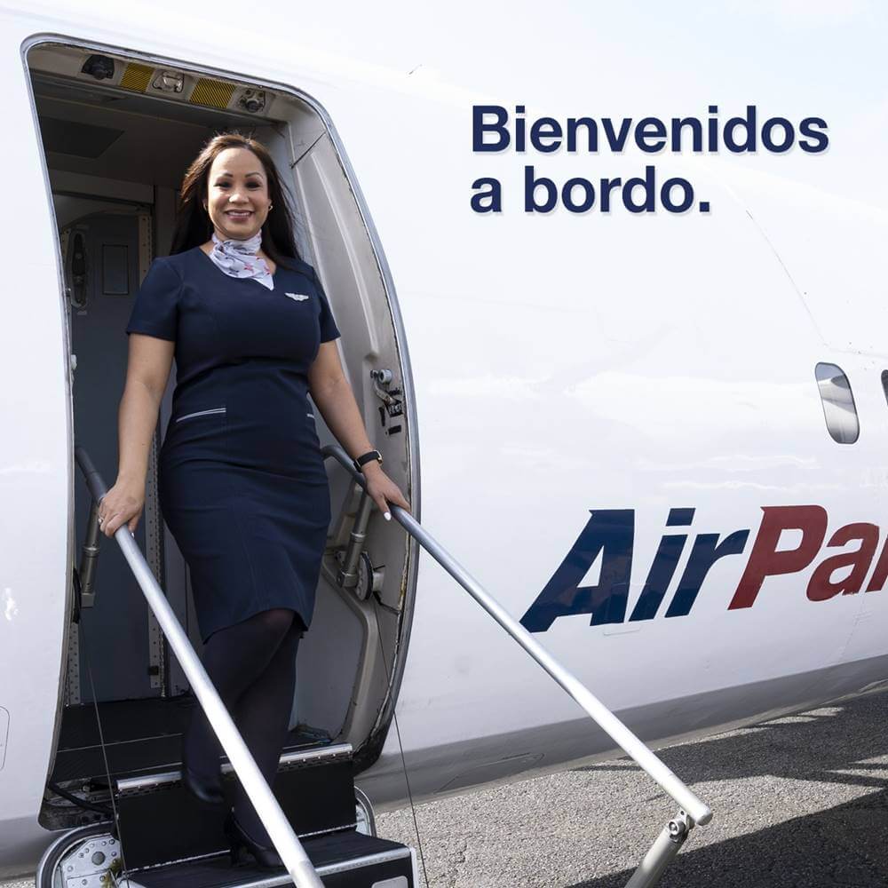 Air Panama flight attendant door