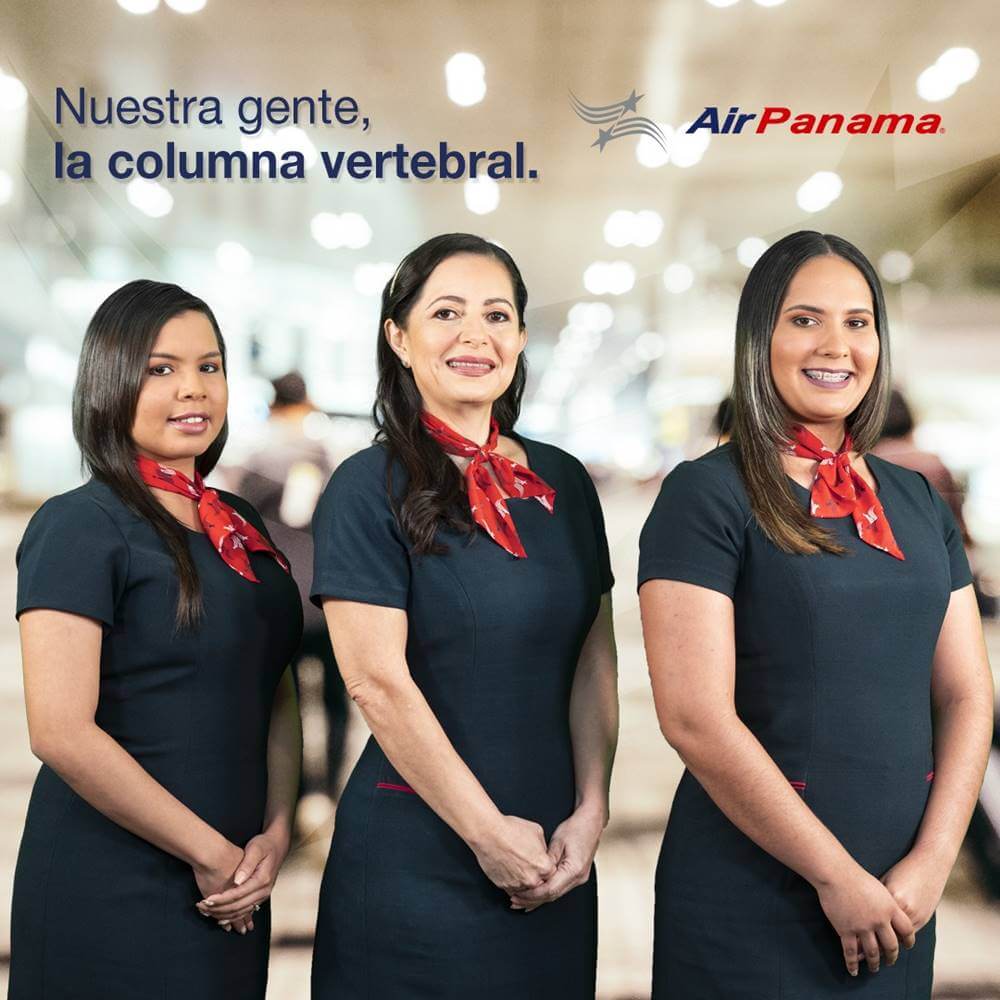 Air Panama flight attendants airport