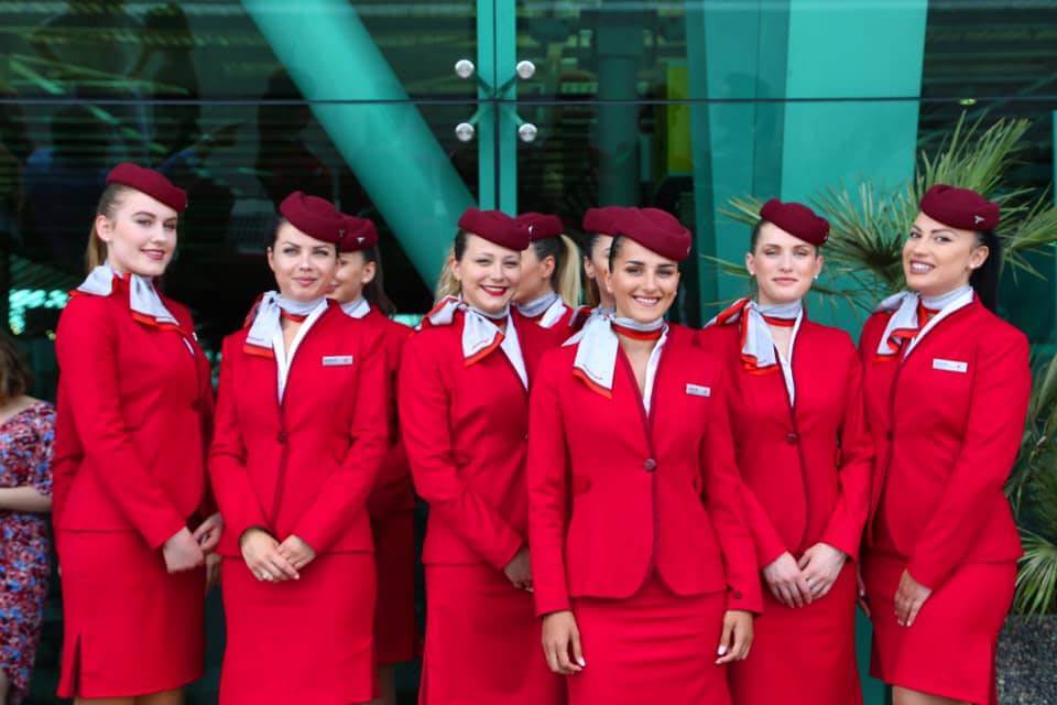 Albawings flight attendants full uniform