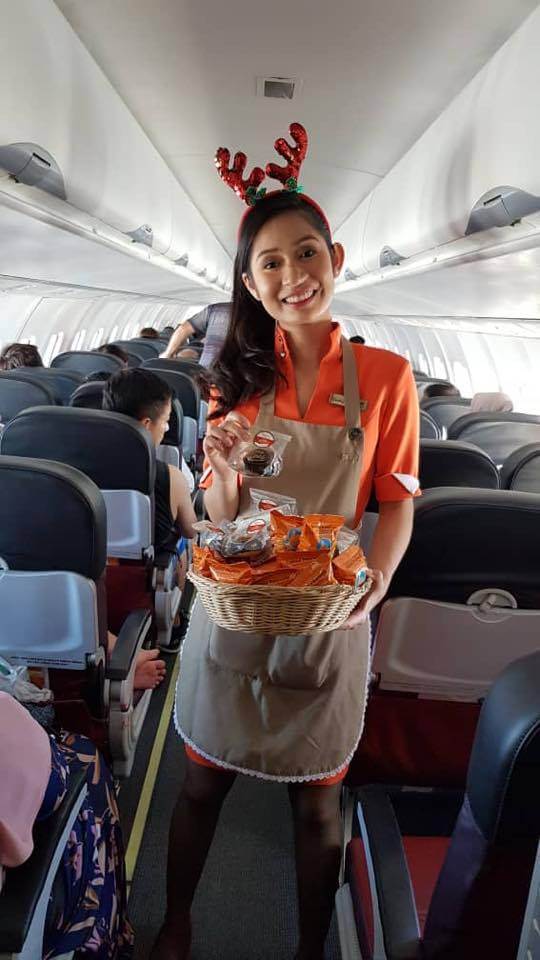 Firefly Airlines flight attendant xmas service