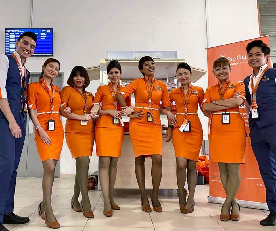 Firefly Airlines flight attendants boarding gate