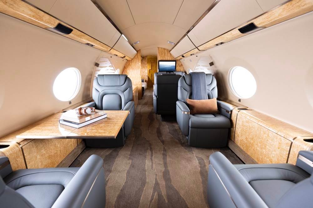 FlexJet cabin interior