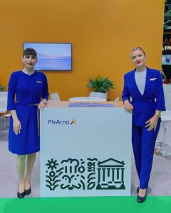 Fly Arna flight attendants event