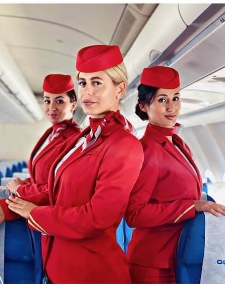 GullivAir flight attendants boarding