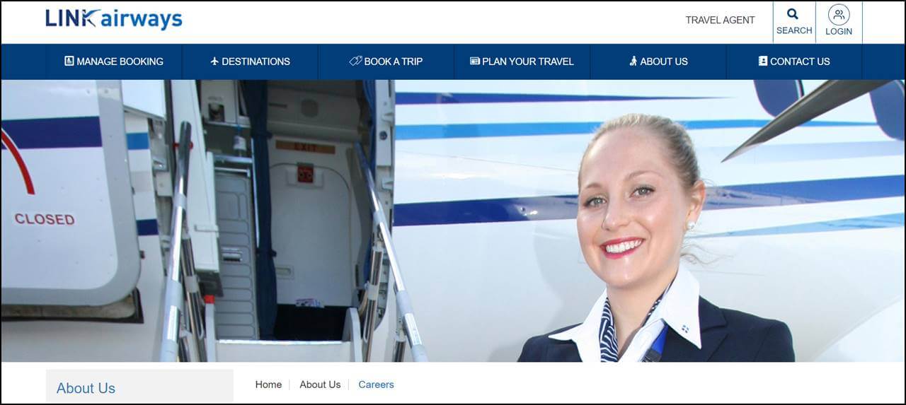 Link Airways Careers Page
