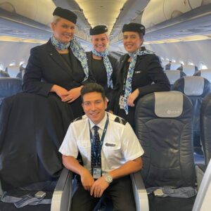 Niceair flight attendants and pilot