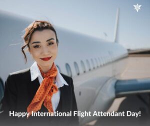 SmartLynx flight attendants day poster