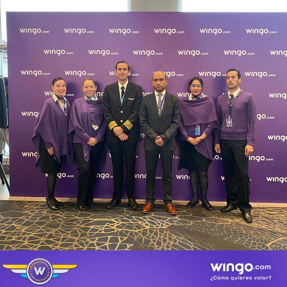 Wingo flight attendants and pilots event