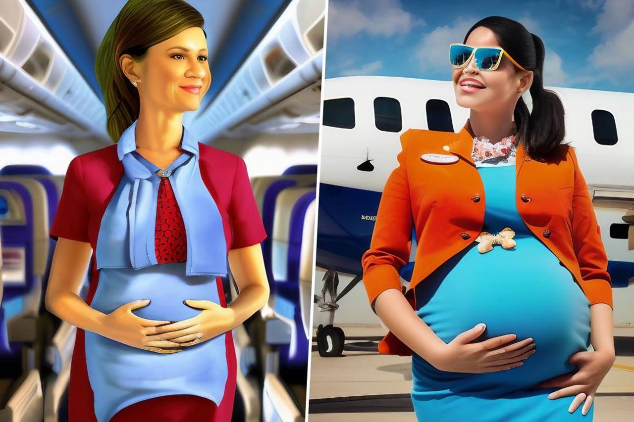 can you become a flight attendant while pregnant