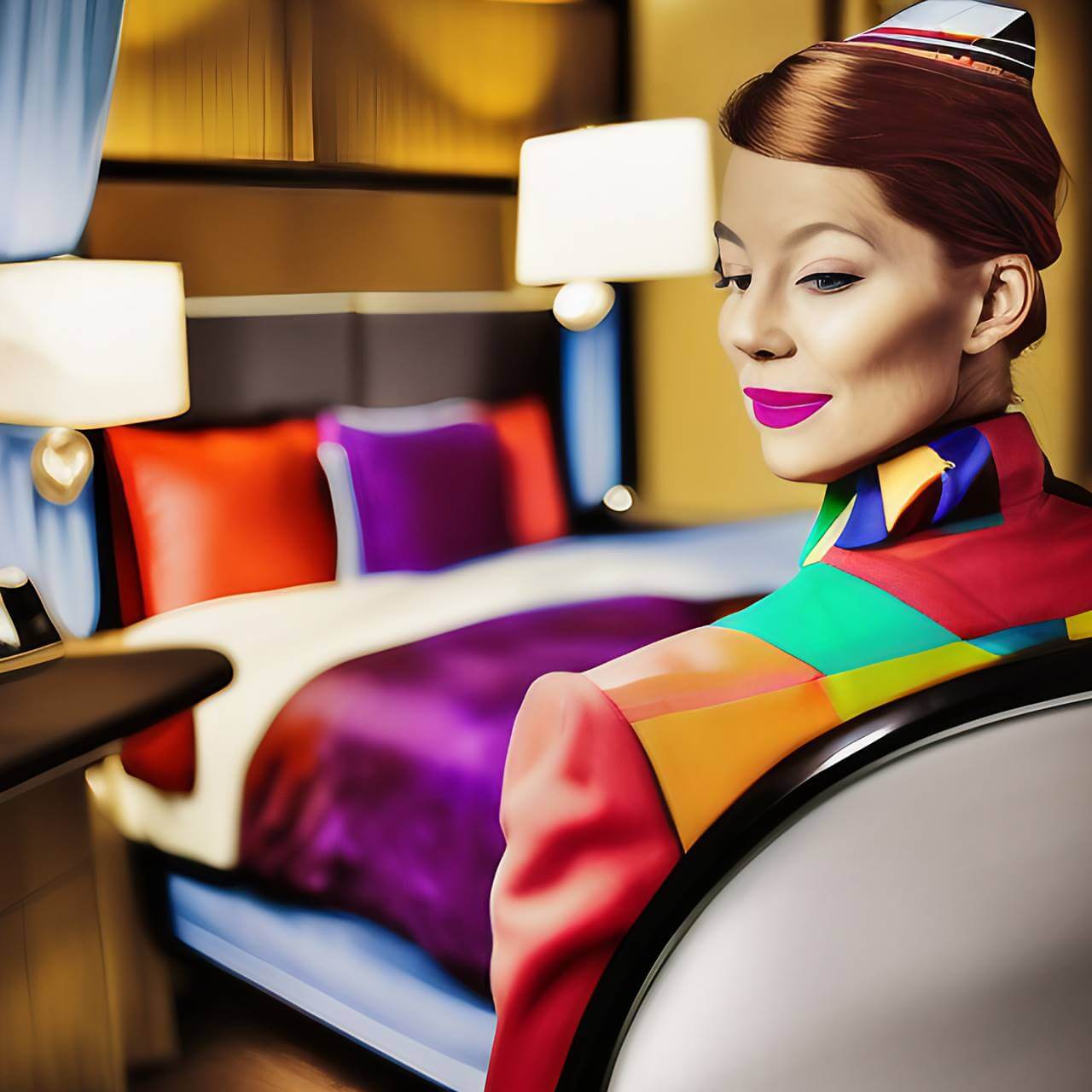 do flight attendants get free hotels