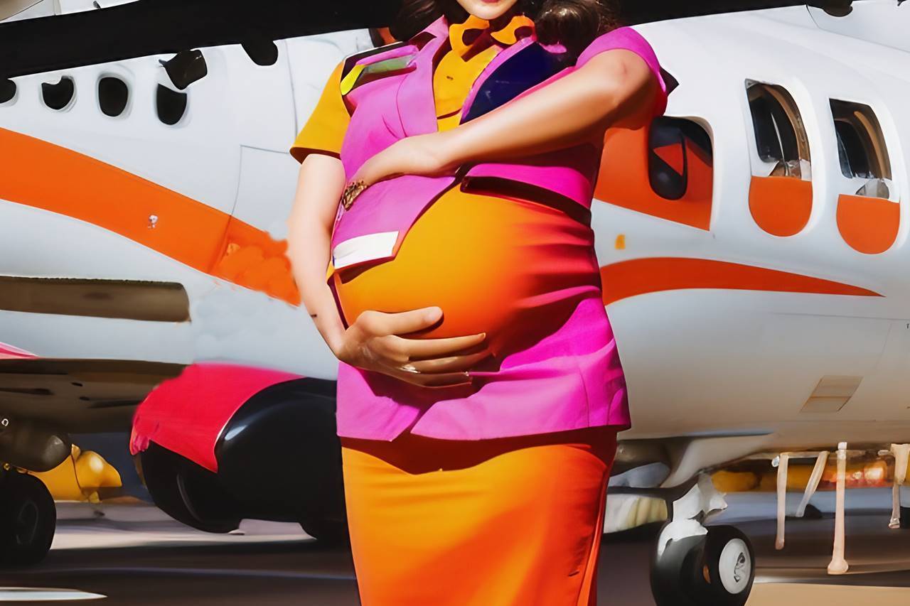 do flight attendants work while pregnant