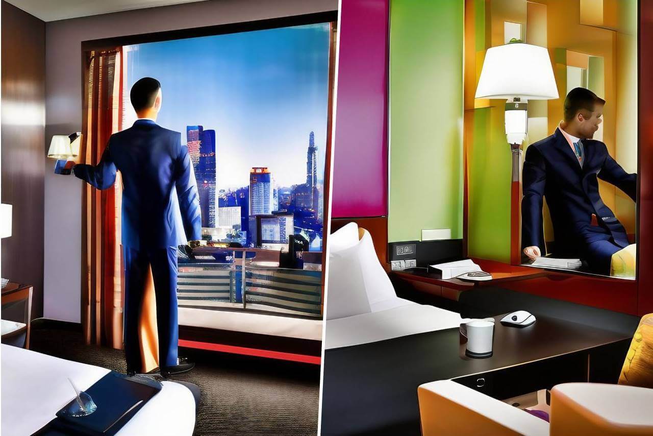 what flight attendants do inside hotel