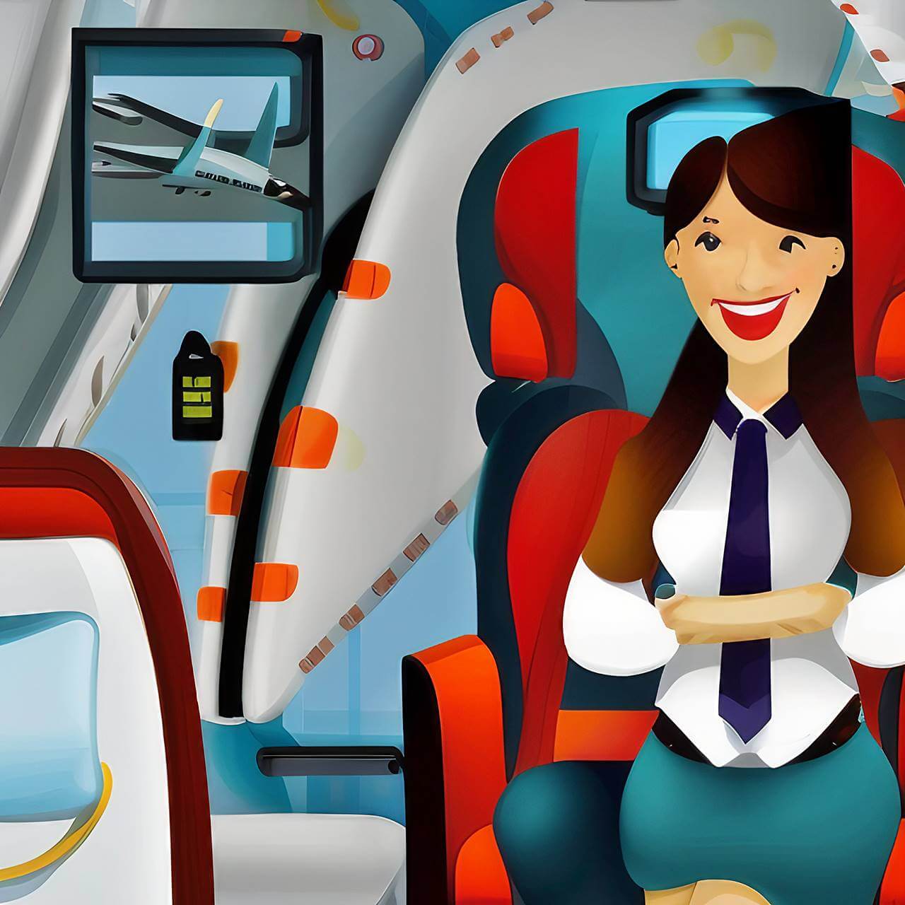 what is a flight attendant jump seat