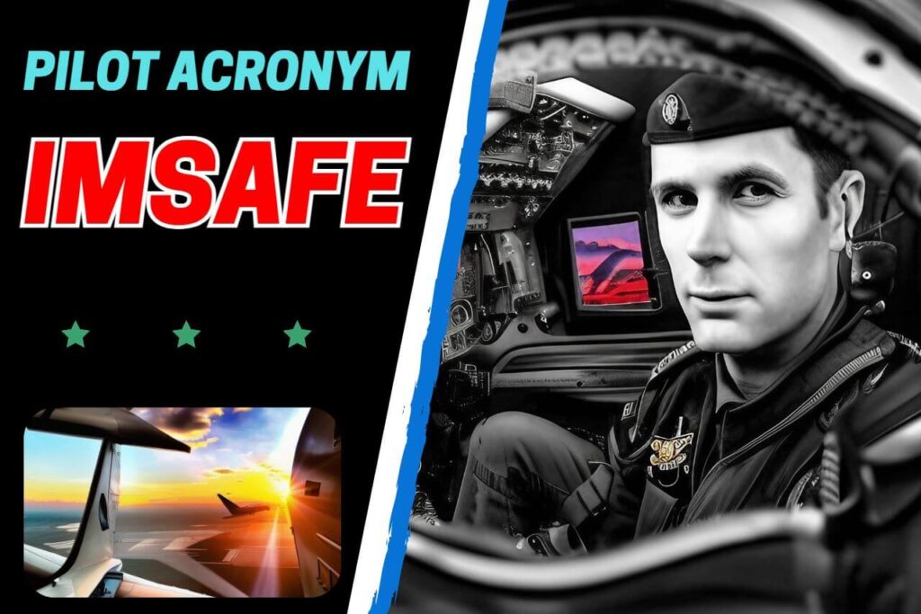 IMSAFE Checklist Acronym Pilot Fit to Fly Status PreFlight Cabin Crew HQ