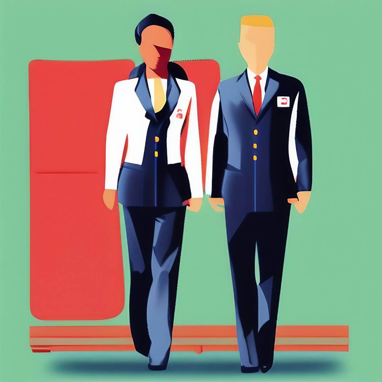 becoming a male and female flight attendant with no experience