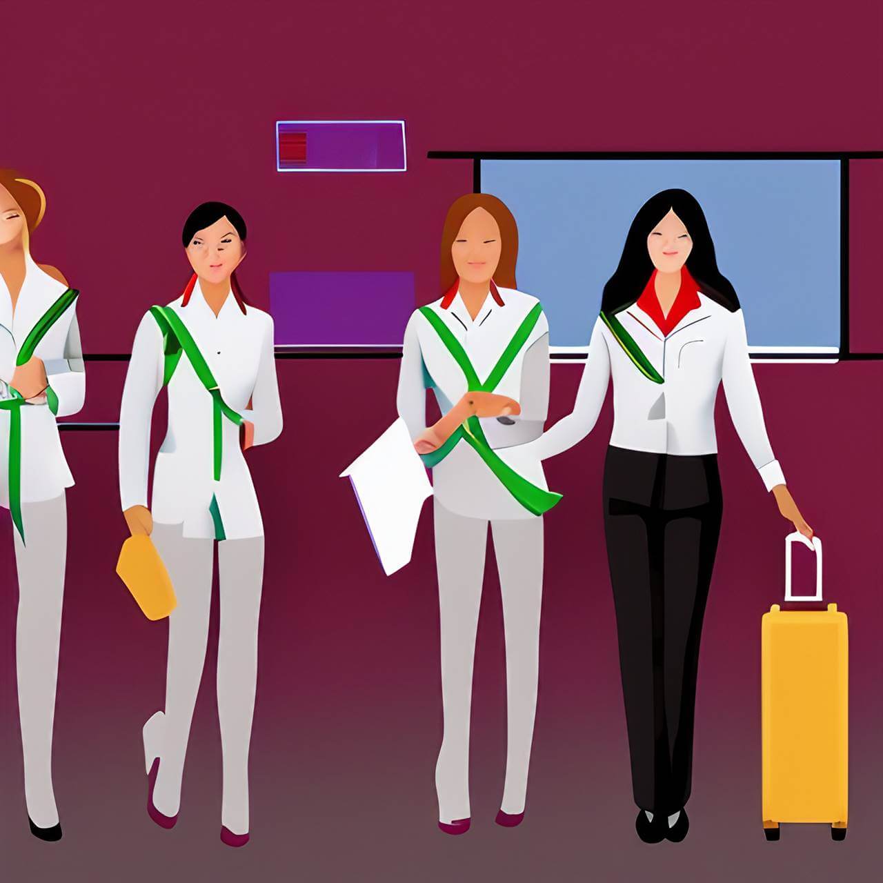 guide to being a female flight attendant with no experience