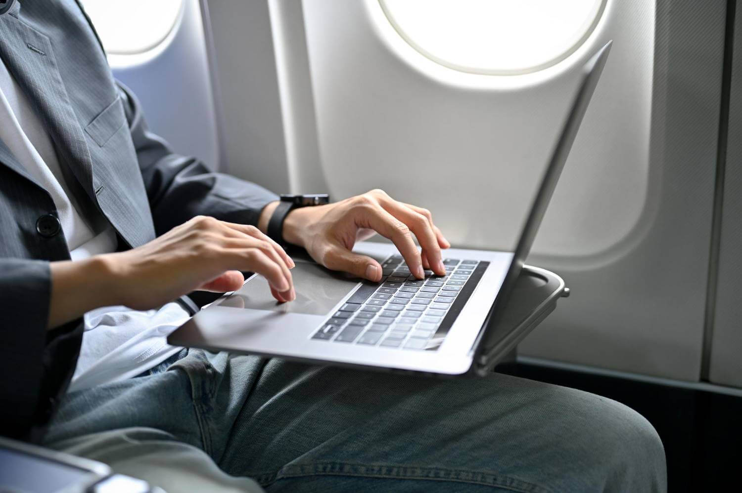 accessing inflight wifi plane