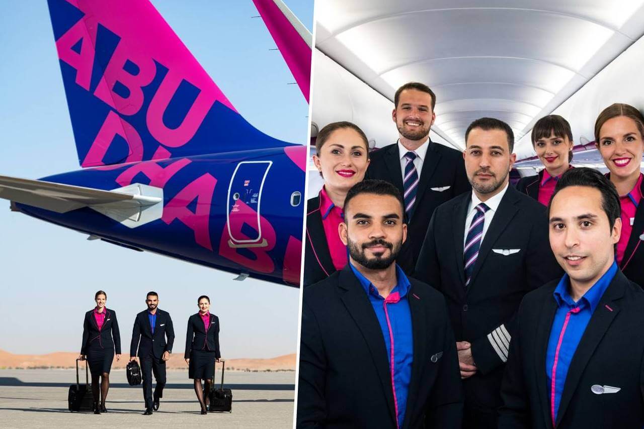 wizz air abu dhabi job hiring flight attendants pilots