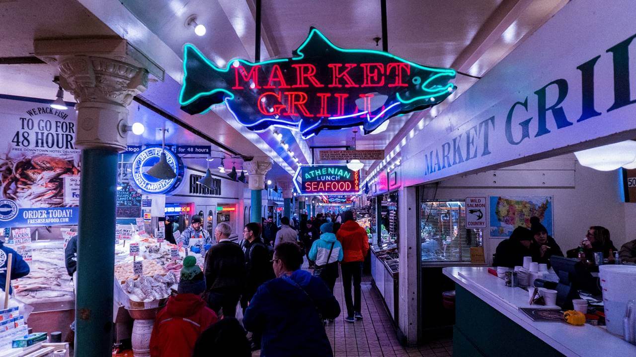 pike place market seattle layover