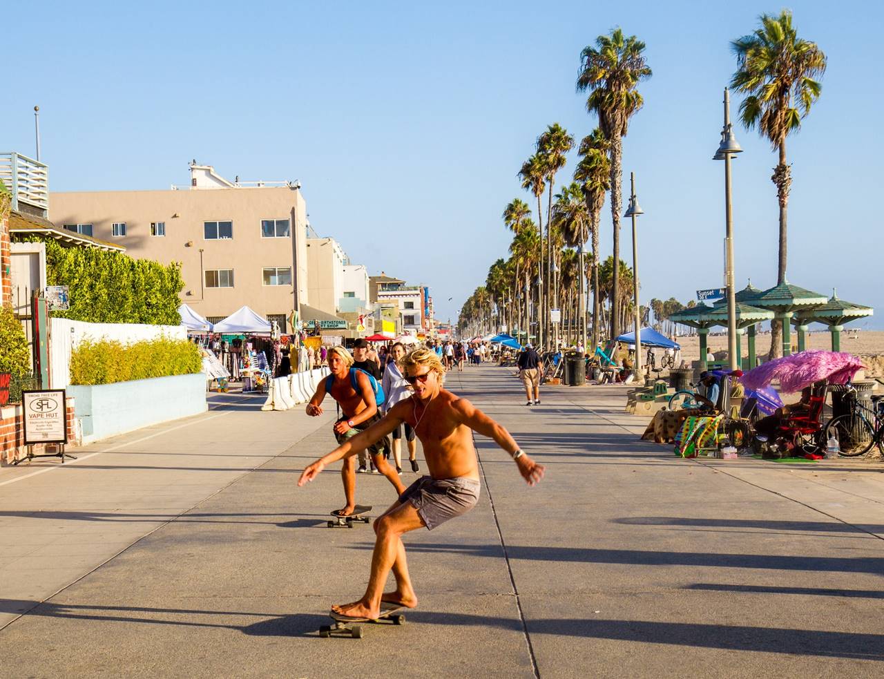 venice beach in los angeles california layover