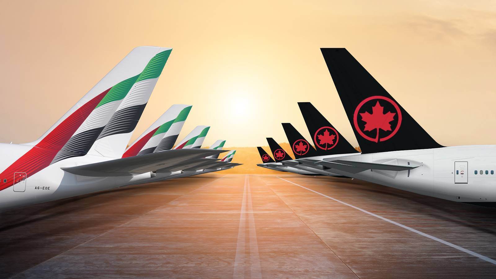 emirates welcomes air canada in dubai airport terminal 3 partnership