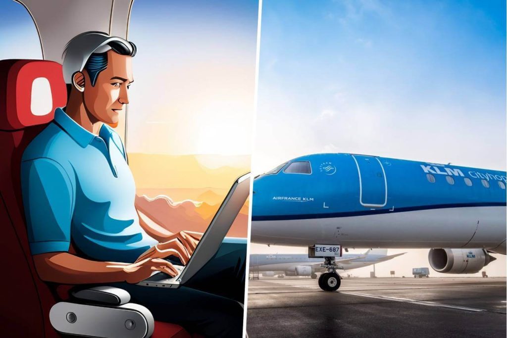 KLMWiFi KLM Royal Dutch Airlines Inflight WiFi and Entertainment