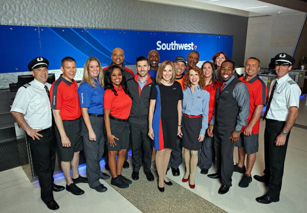 southwest airlines flight attendant staff uniform