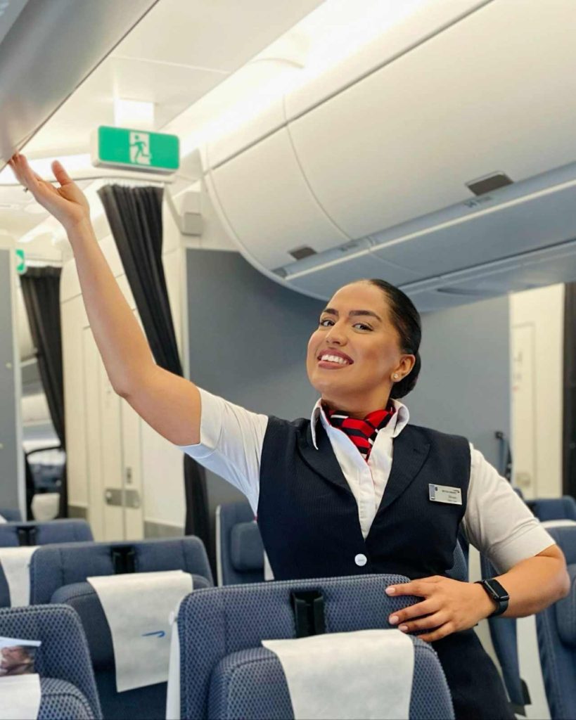BA CityFlyer female flight attendant